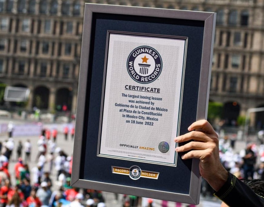 Con la clase masiva de Box, México obtiene Récord Guinness