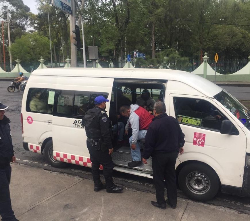 Operativos en transporte