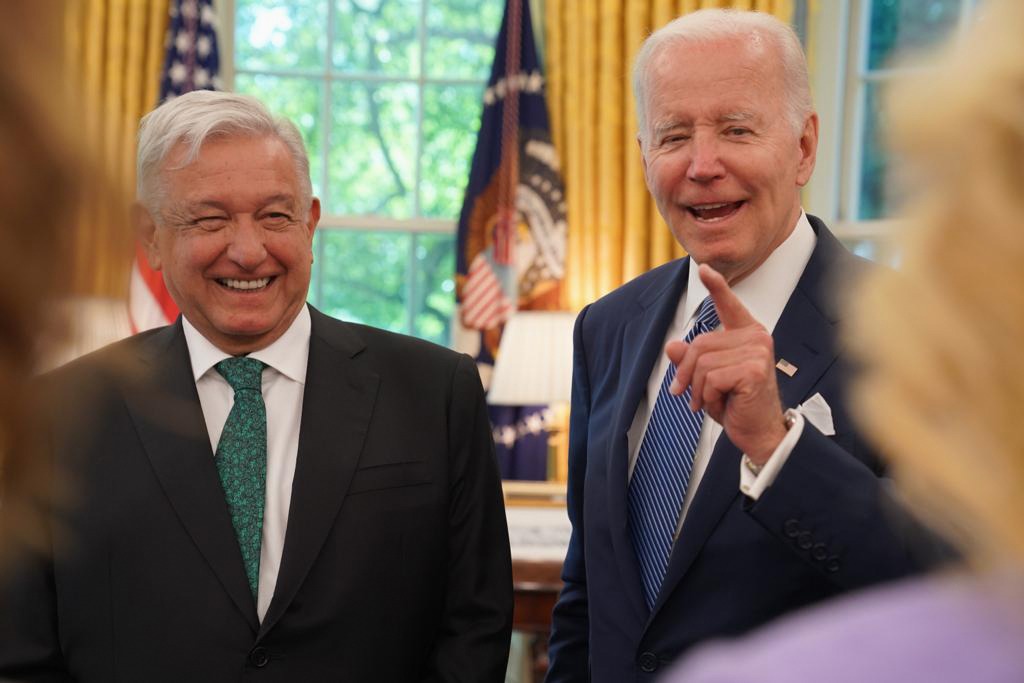 Presidentes Andrés Manuel López Obrador y Joe Biden