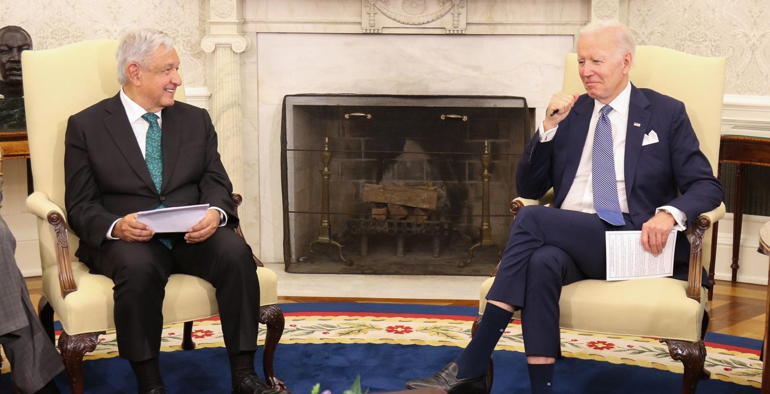Andrés Manuel López Obrador y Joe Biden