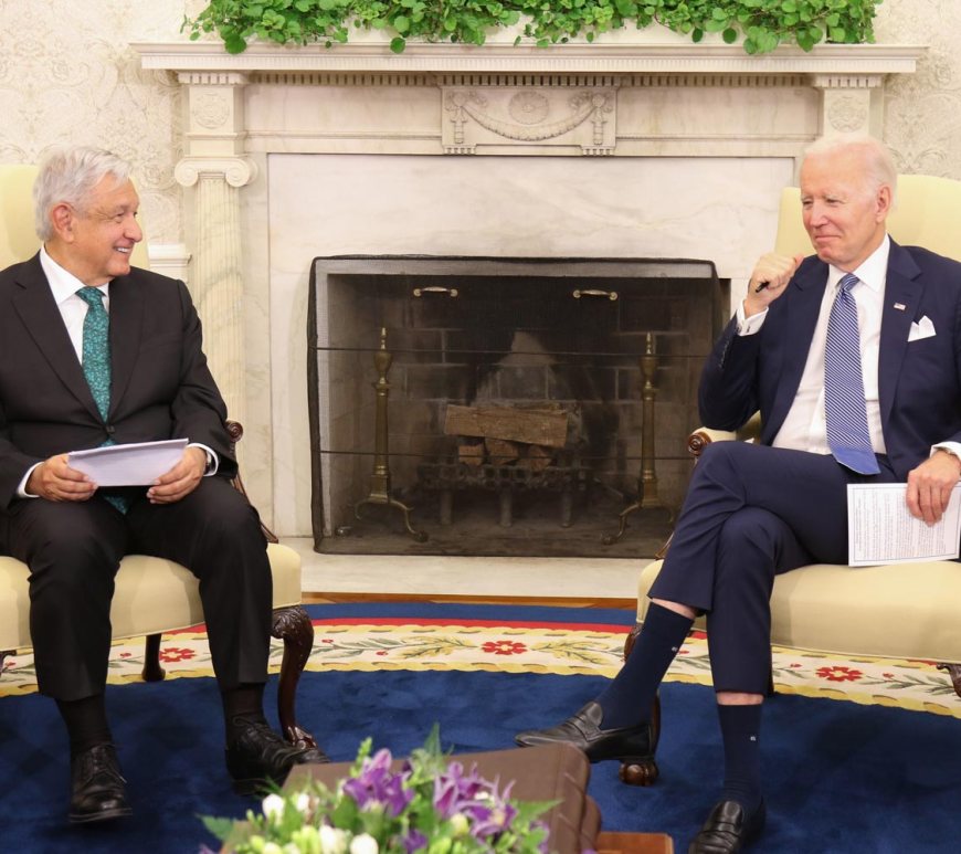 Andrés Manuel López Obrador y Joe Biden