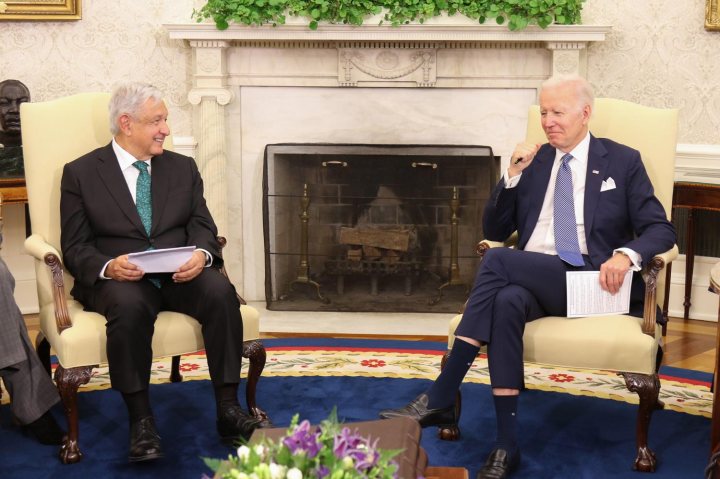 Andrés Manuel López Obrador y Joe Biden