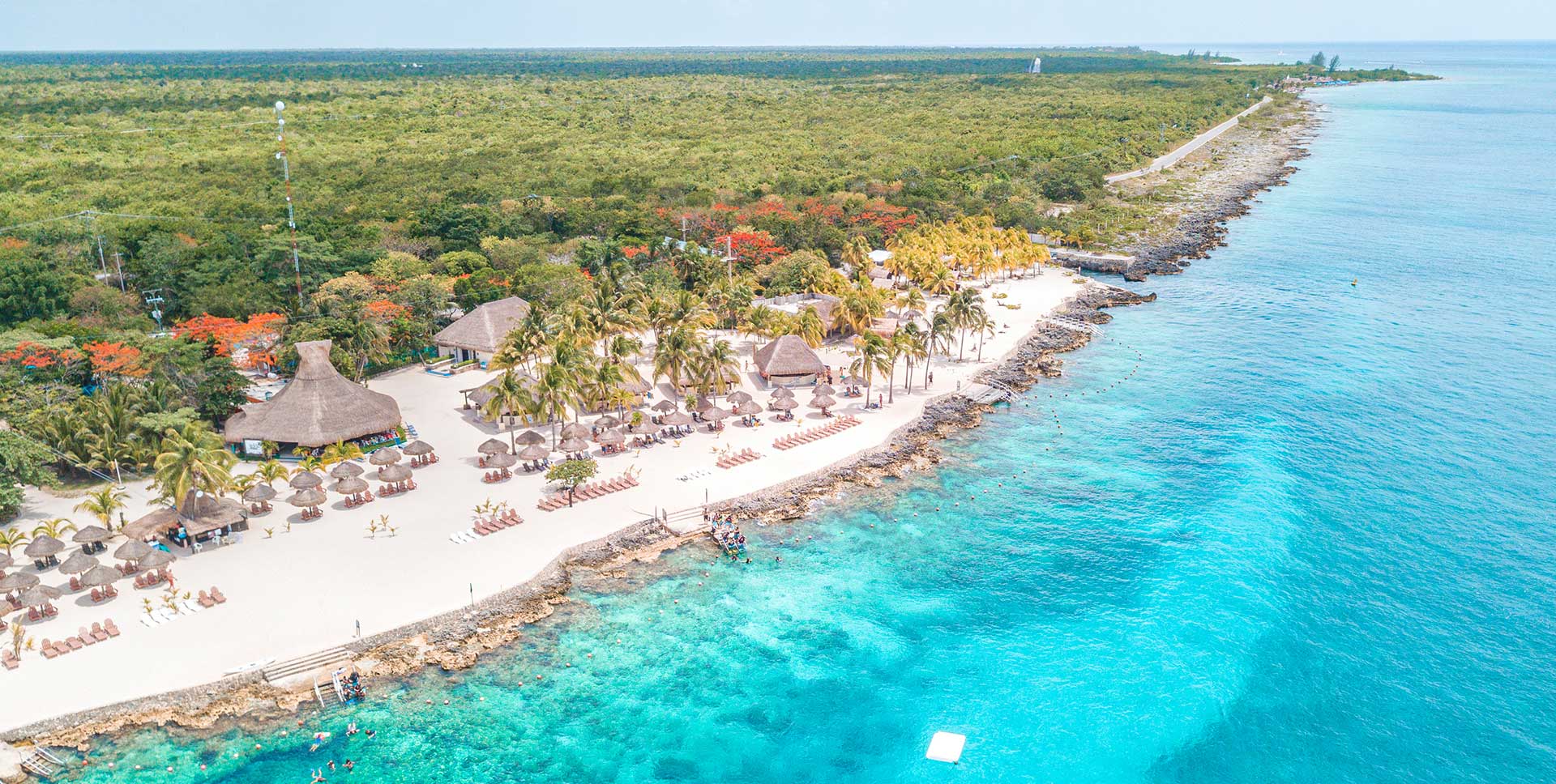 Playa en Cozumel, México