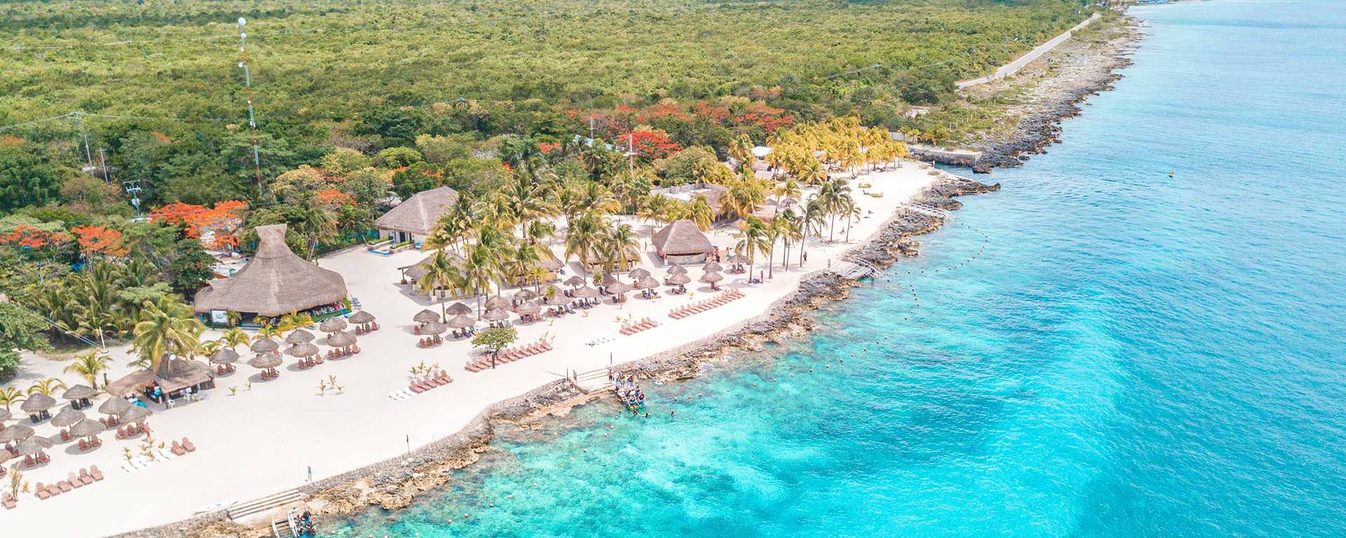 Playa en Cozumel, México