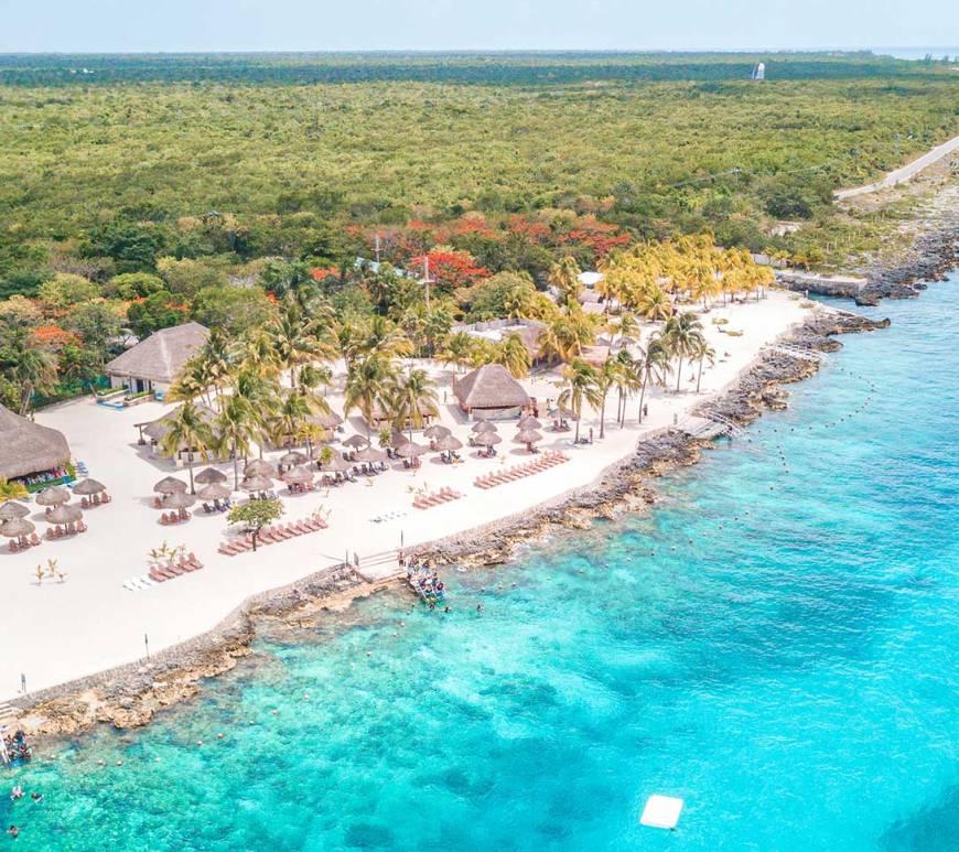 Playa en Cozumel, México