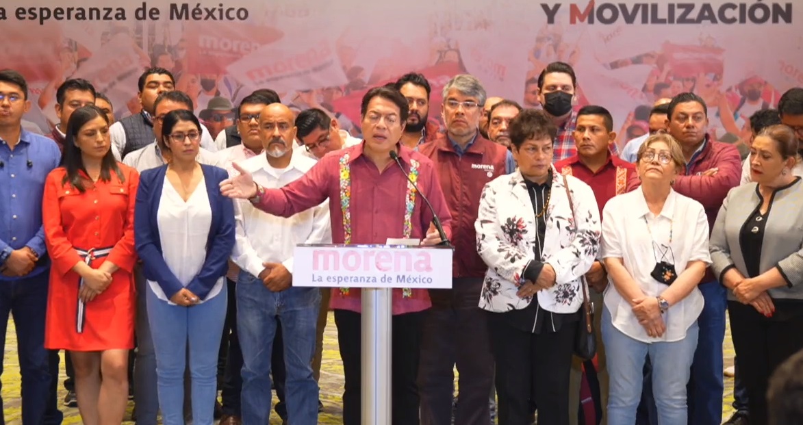 Conferencia de prensa con Mario Delgado