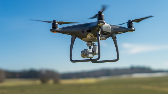 Drón en vuelo