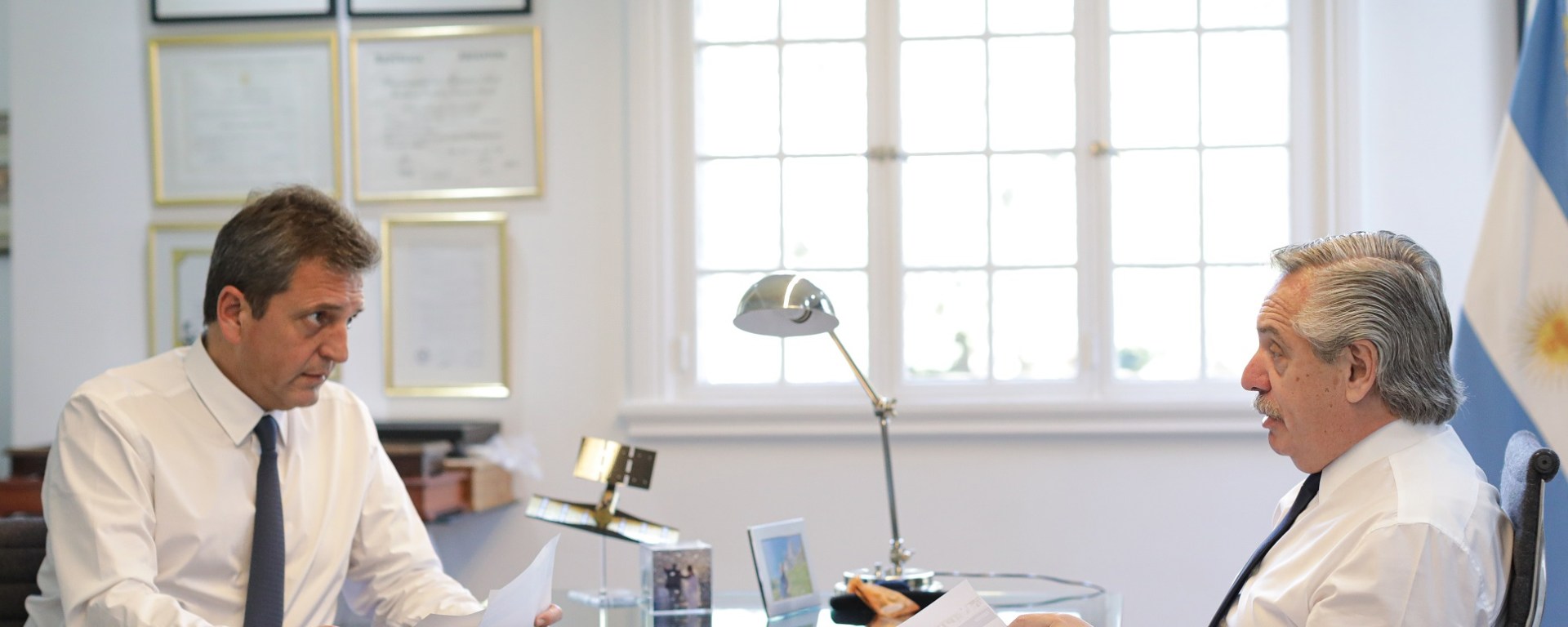 Alberto Fernández y Sergio Massa