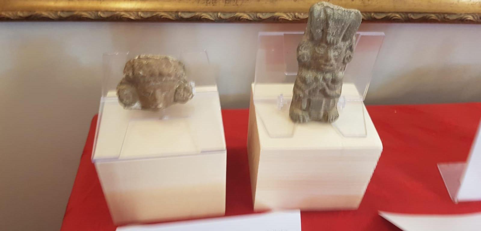 Piezas arqueológicas recuperadas