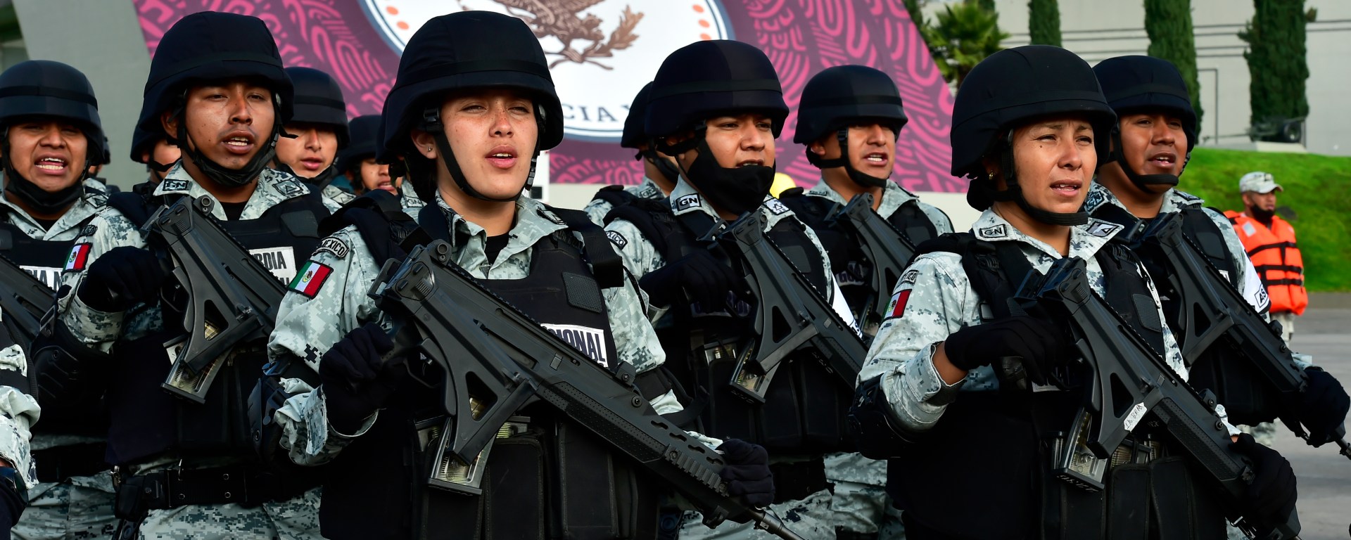 Efectivos de la Guardia Nacional