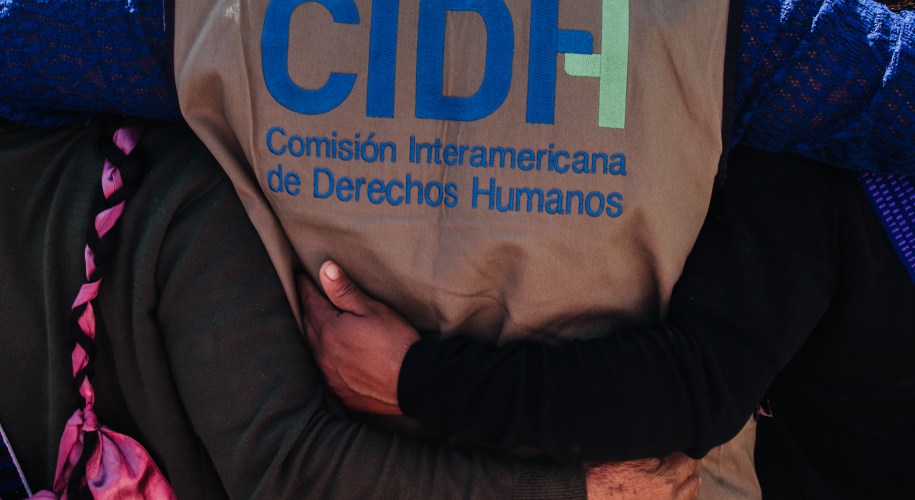 Integrantes de la CIDH en Chiapas