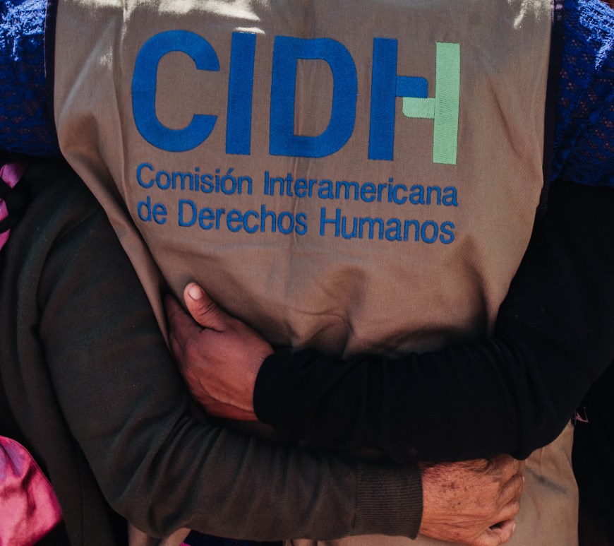 Integrantes de la CIDH en Chiapas