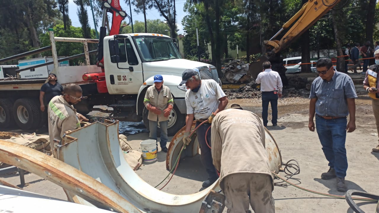 Reparación de fuga en Iztapalapa