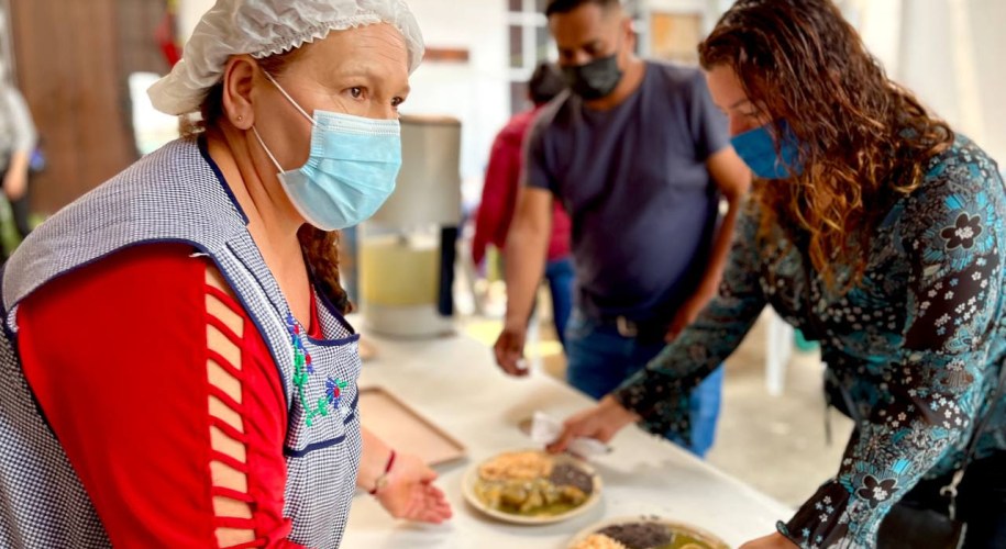 Comedor, despacho de alimentos