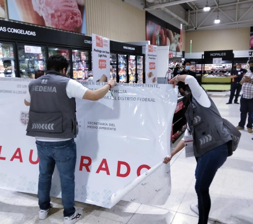 Clausuran áreas de Chedraui