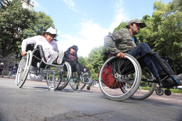 Rodada en Coyoacán para ampliar la accesibilidad 