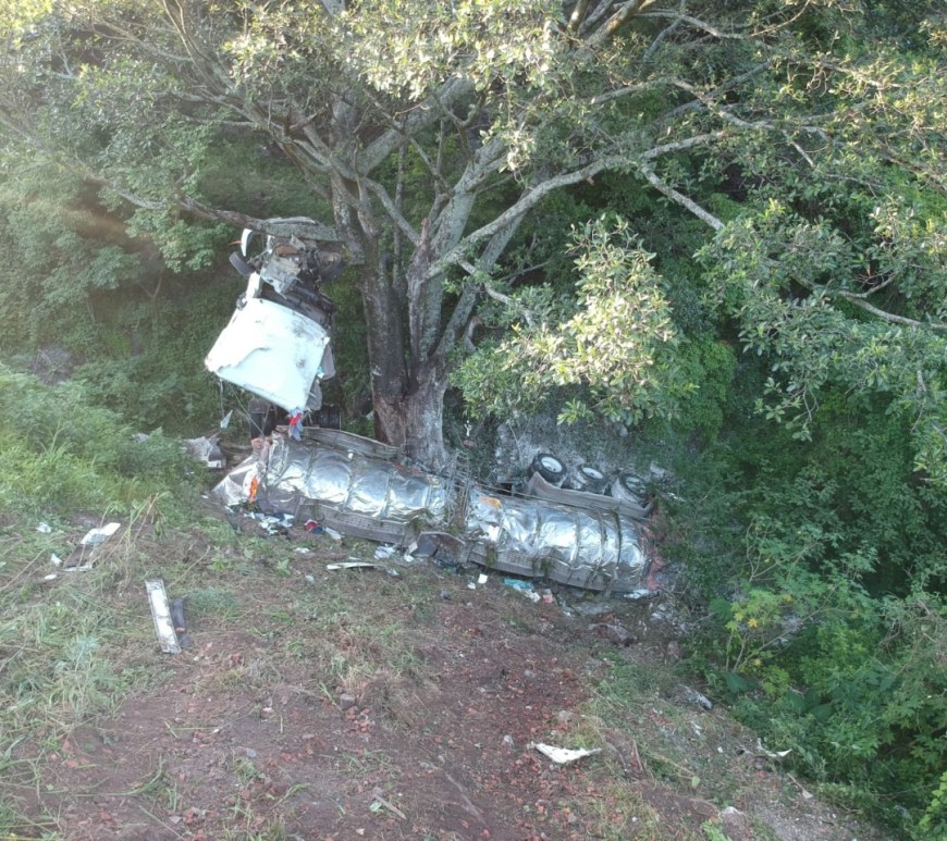 Volcadura de una pipa