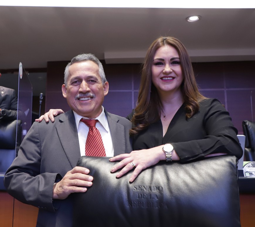 Geovanna Bañuelos y Joel Padilla Peña