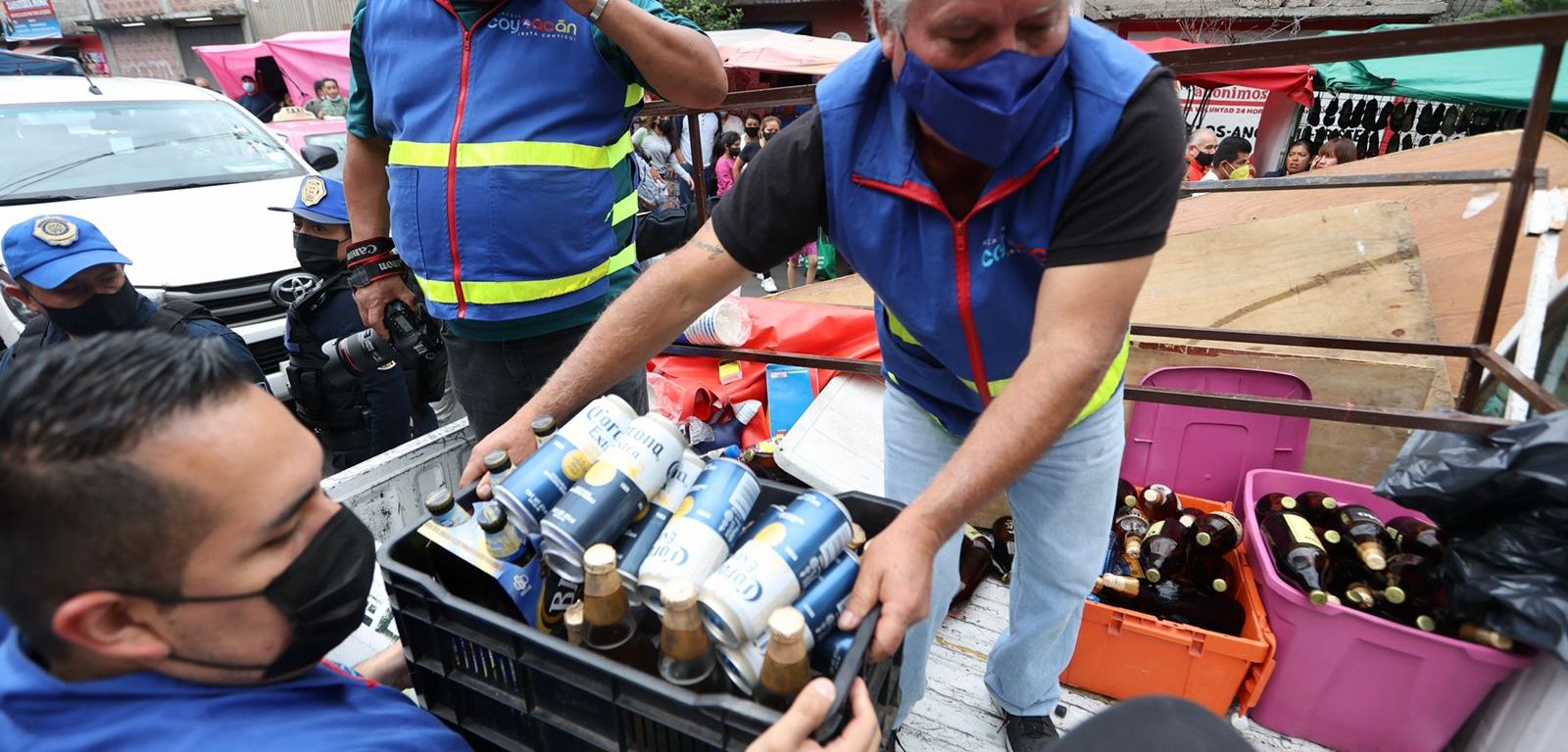 Aseguran bebidas alcohólicas