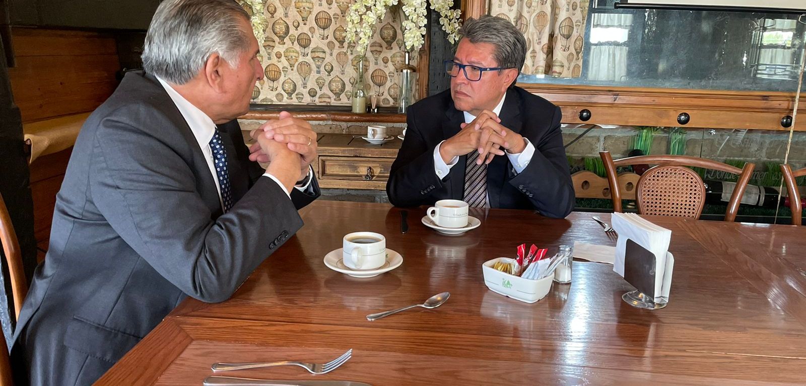 Adán Augusto y Ricardo Monreal