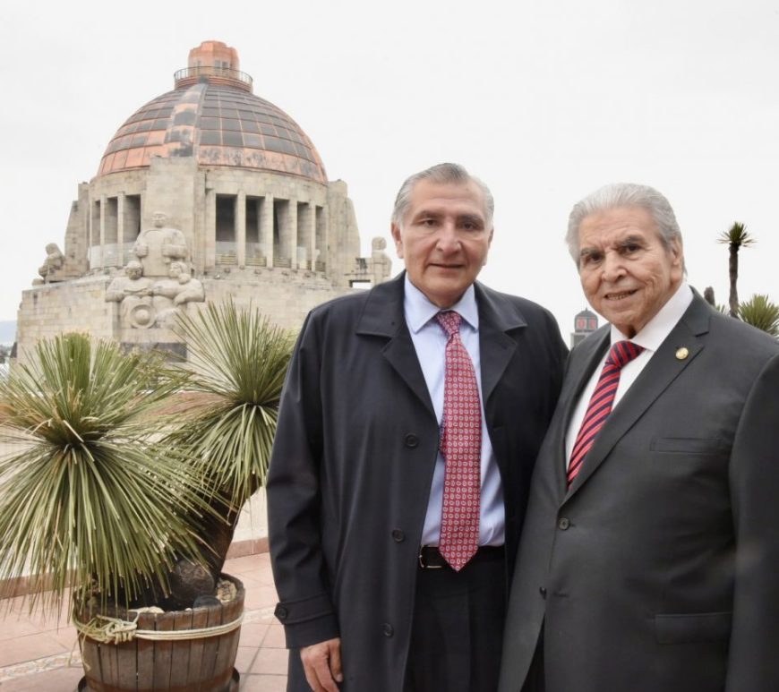 Adán Augusto López Hernández y Carlos Aceves del Olmo