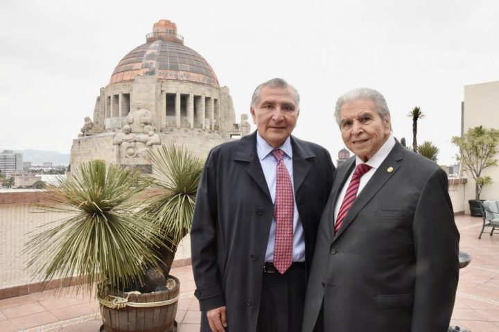 Adán Augusto López Hernández y Carlos Aceves del Olmo  