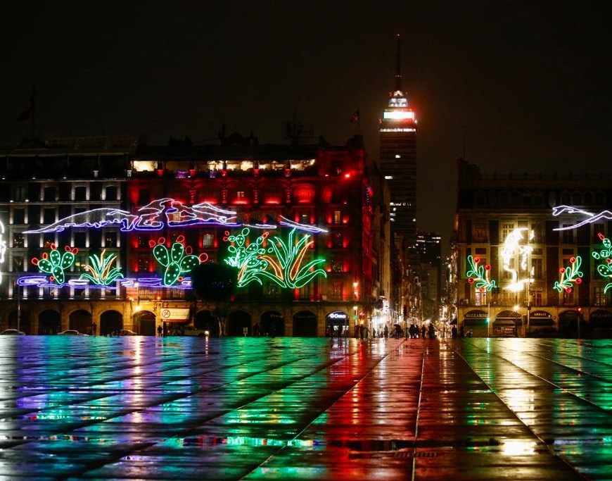 Alumbrado por Independencia de México