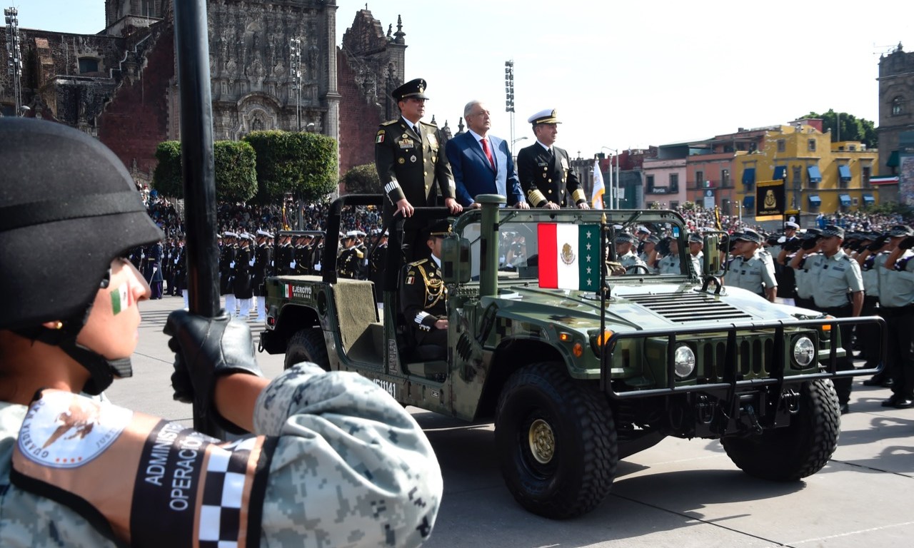 Desfile militar Andrés Manuel López Obrador