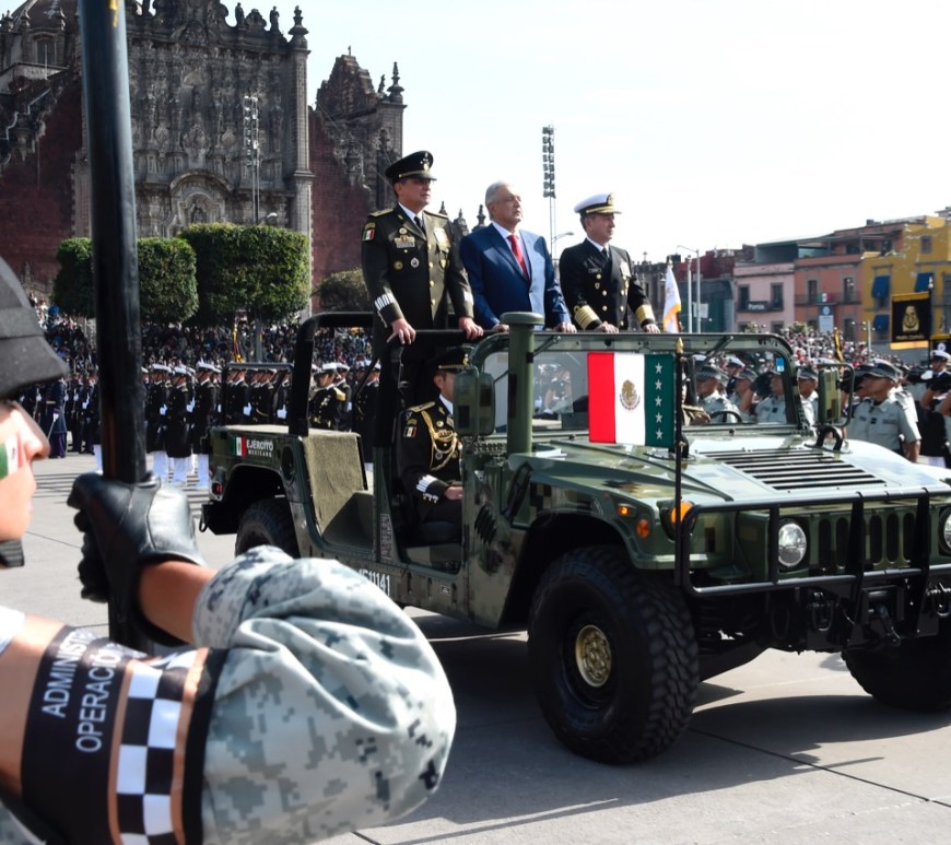 Desfile militar Andrés Manuel López Obrador