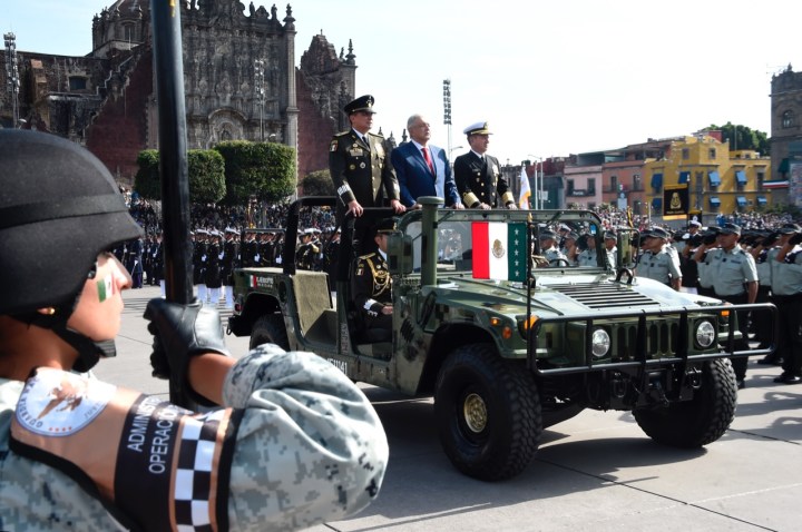 Desfile militar Andrés Manuel López Obrador