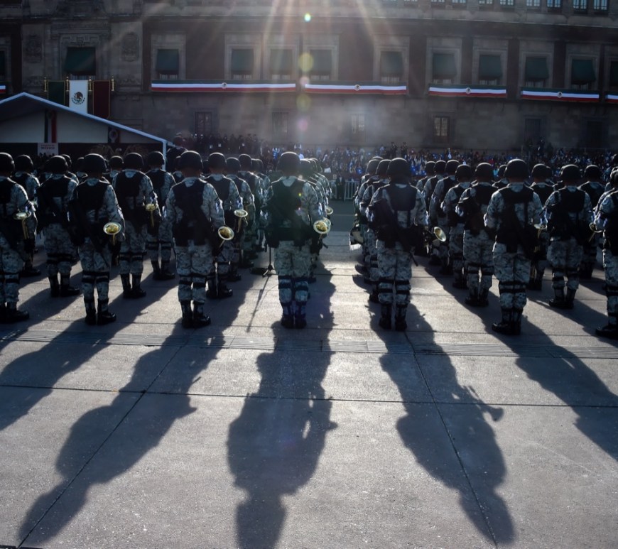 Militares en formados