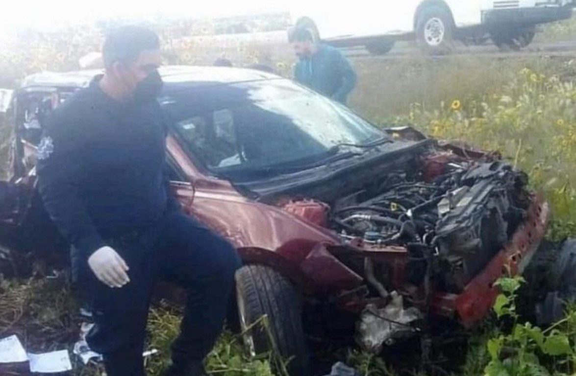 Accidente donde perdió la vida el senador Faustino López Vargas