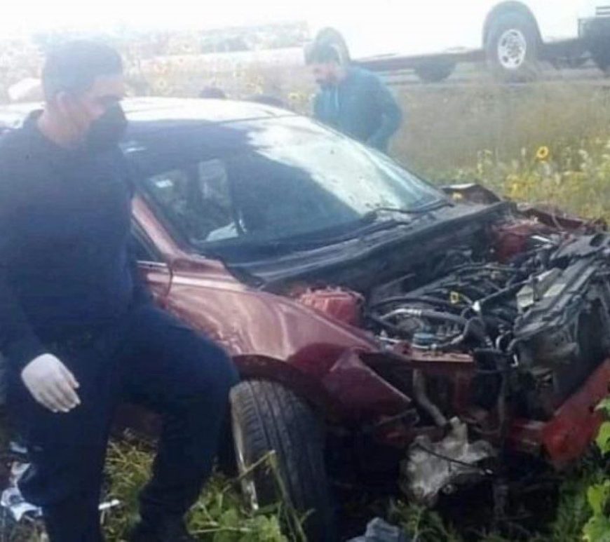 Accidente donde perdió la vida el senador Faustino López Vargas