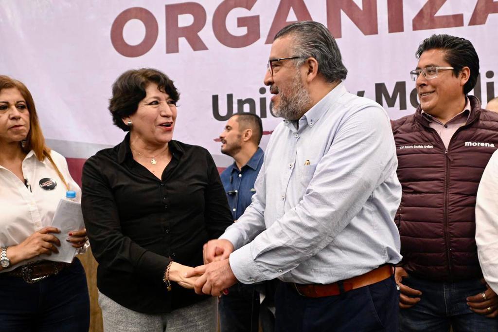 Delfina Gómez y Horacio Duarte