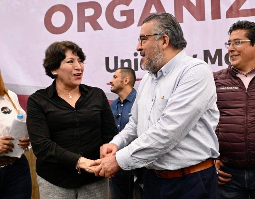 Delfina Gómez y Horacio Duarte