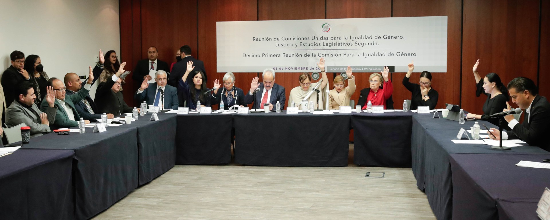 Trabajo en comisión del Senado