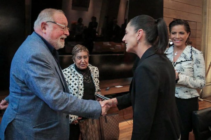 Fernando Savater y Claudia Sheinbaum