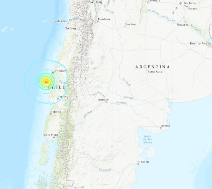 Sismo en Chile