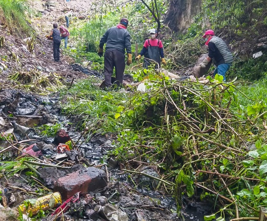 Limpieza de barrancas