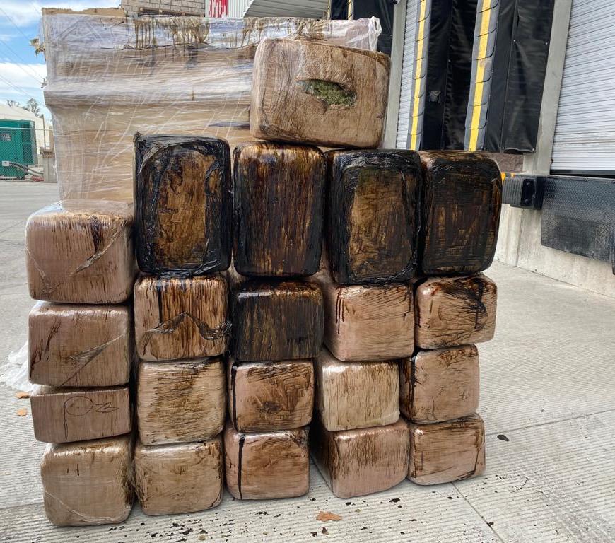 Paquetes con marihuana