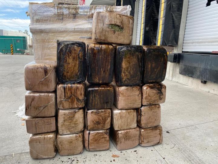 Paquetes con marihuana