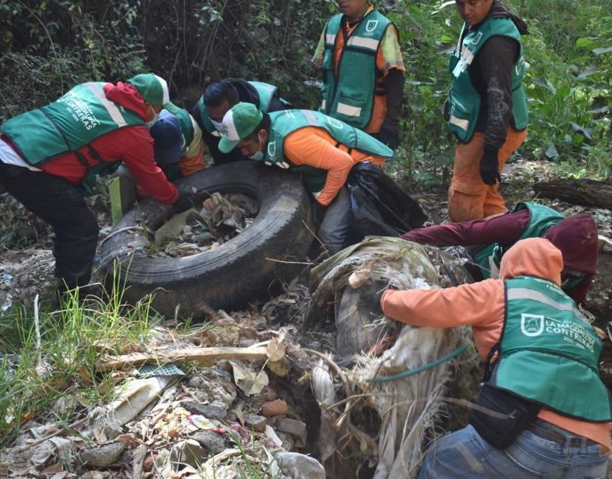 Limpieza de barrancas