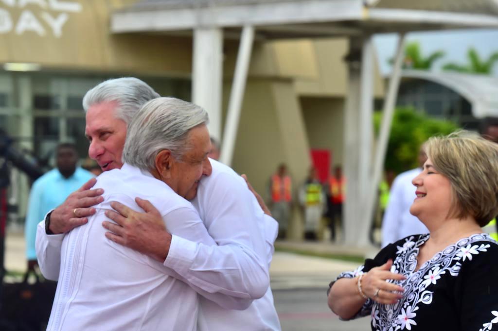 Andrés Manuel López Obrador y Miguel Díaz Manuel