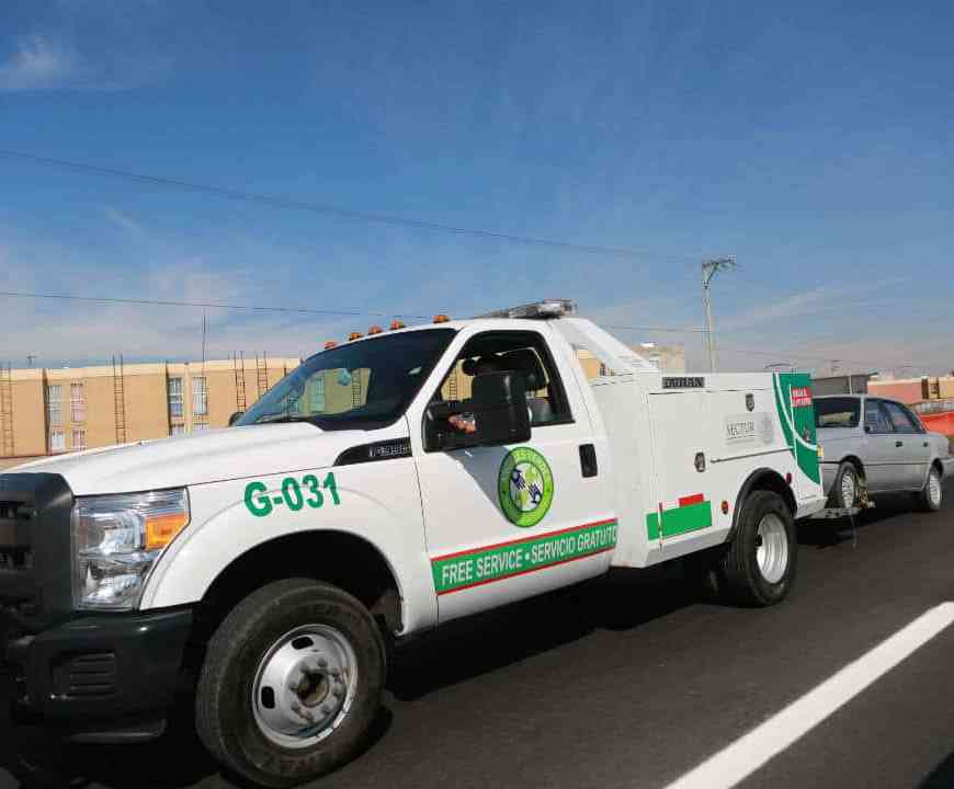 Vehículo de auxilio vial de los Ángeles Verdes