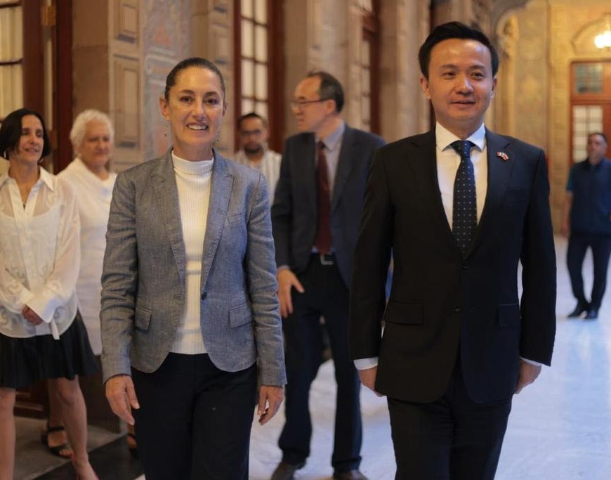 Claudia Sheinbaum y Zhang Run