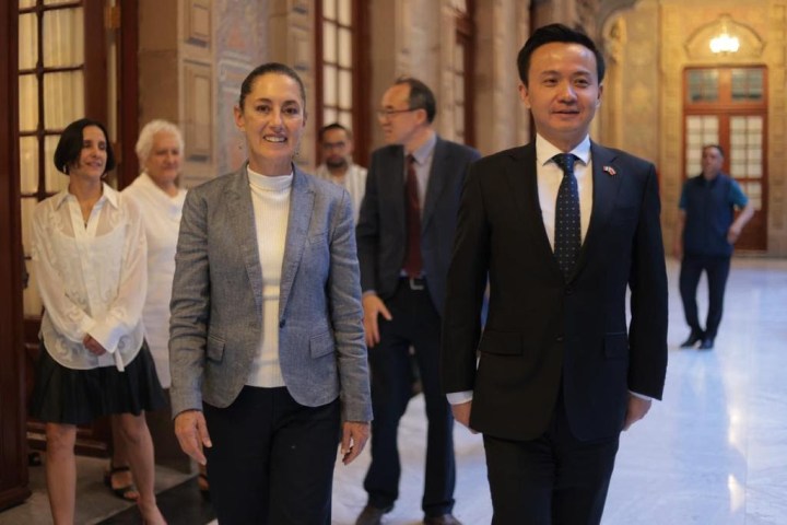 Claudia Sheinbaum y Zhang Run