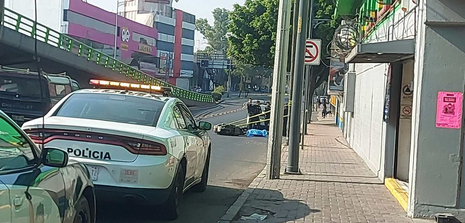 Accidente en motocicleta