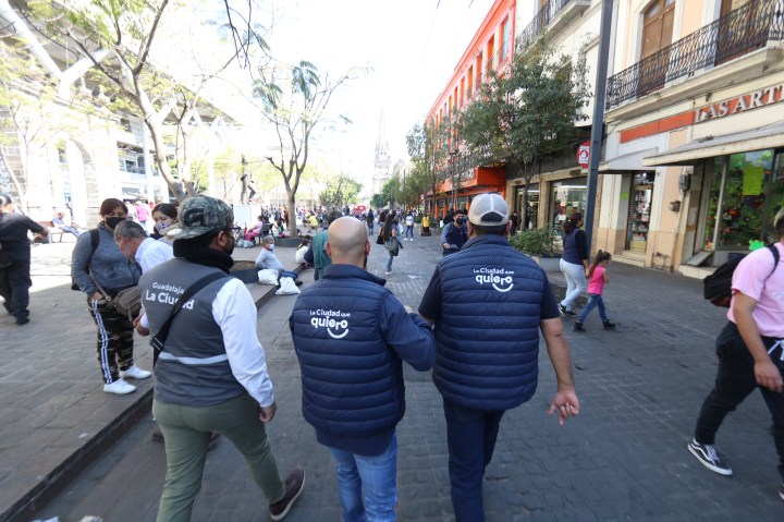 Trabajadores del municio de Guadalajara