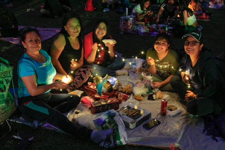 Picnic en el bosque de Chapultepec