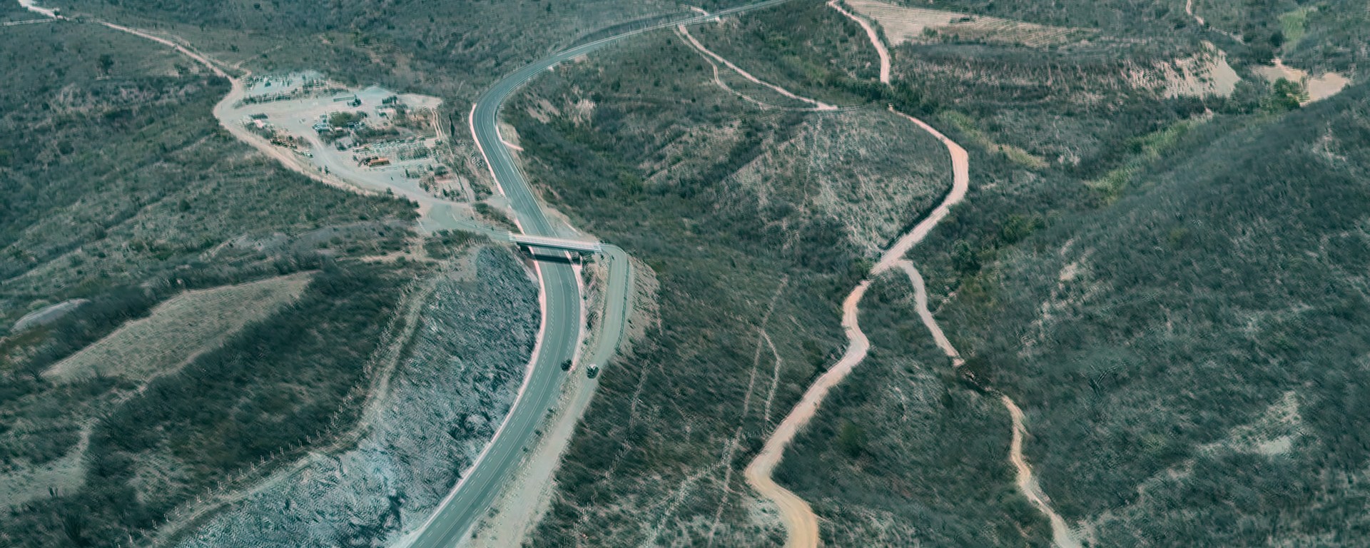 Carretera en Oaxaca, México